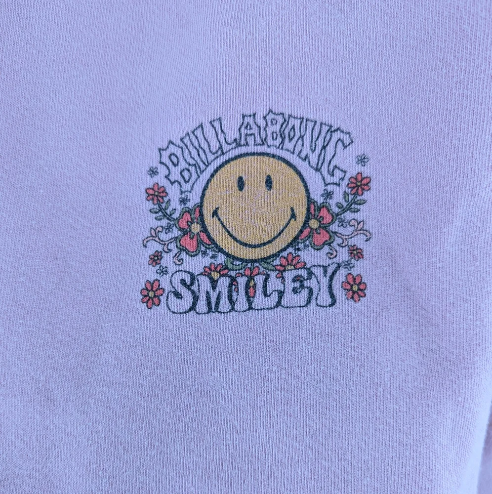 Billabong x Smiley Ridin Happy Set Pink Size Small - Picture 9 of 16